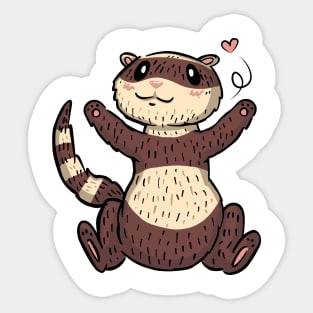 Cute Hug Sticker